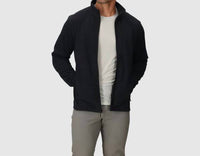 OUTDOOR RESEARCH Men's Trail Mix Xt Fleece Jacket in black - men's jacket - detail view