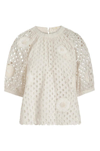 Marie Oliver - Doro Eyelet Top