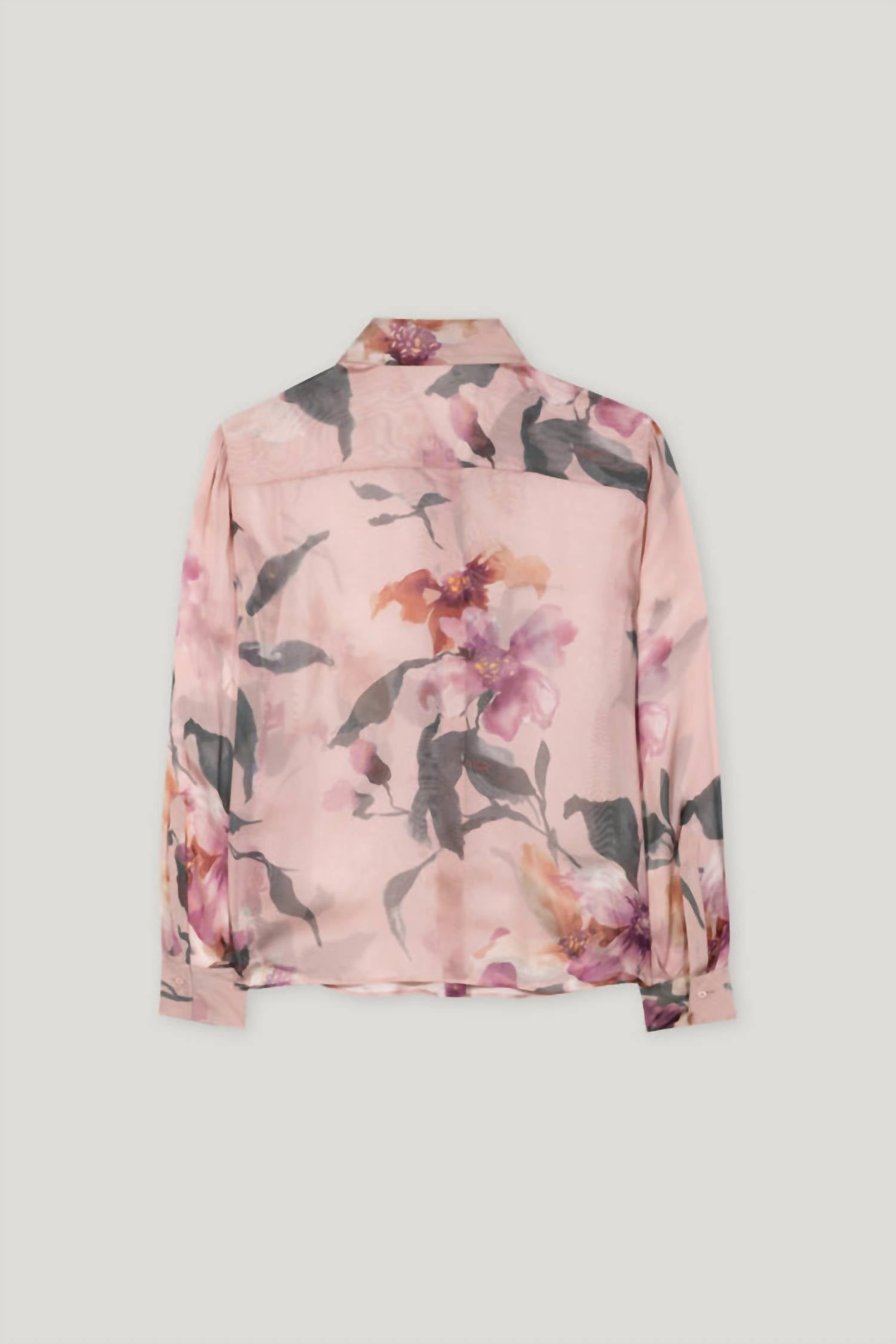 Luisa Cerano - Flower Print Silk Blouse
