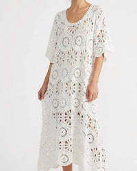 Pol - Cotton Crochet Dress