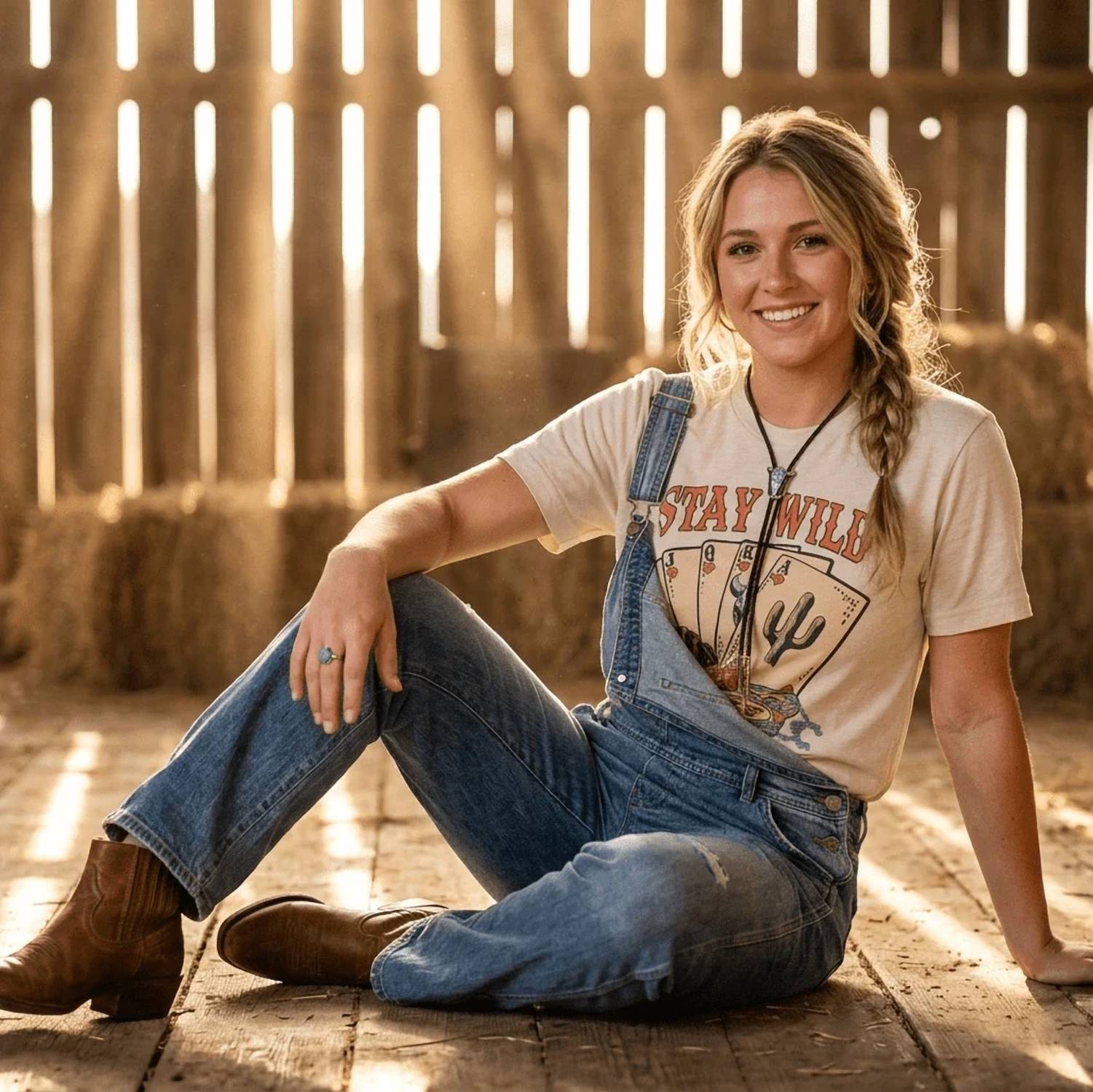 1/2 Penny Wholesale - Stay Wild Western Graphic Tee