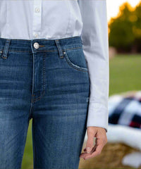 Kut From The Kloth - Kelsey High Rise Fab Ab Ankle Flare Jeans