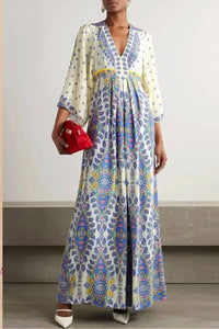 Emberloom - Paisley Print Maxi Dress