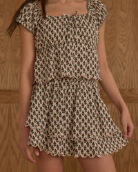 Rylee + Cru - Rose Harvest Floral Mini Skirt