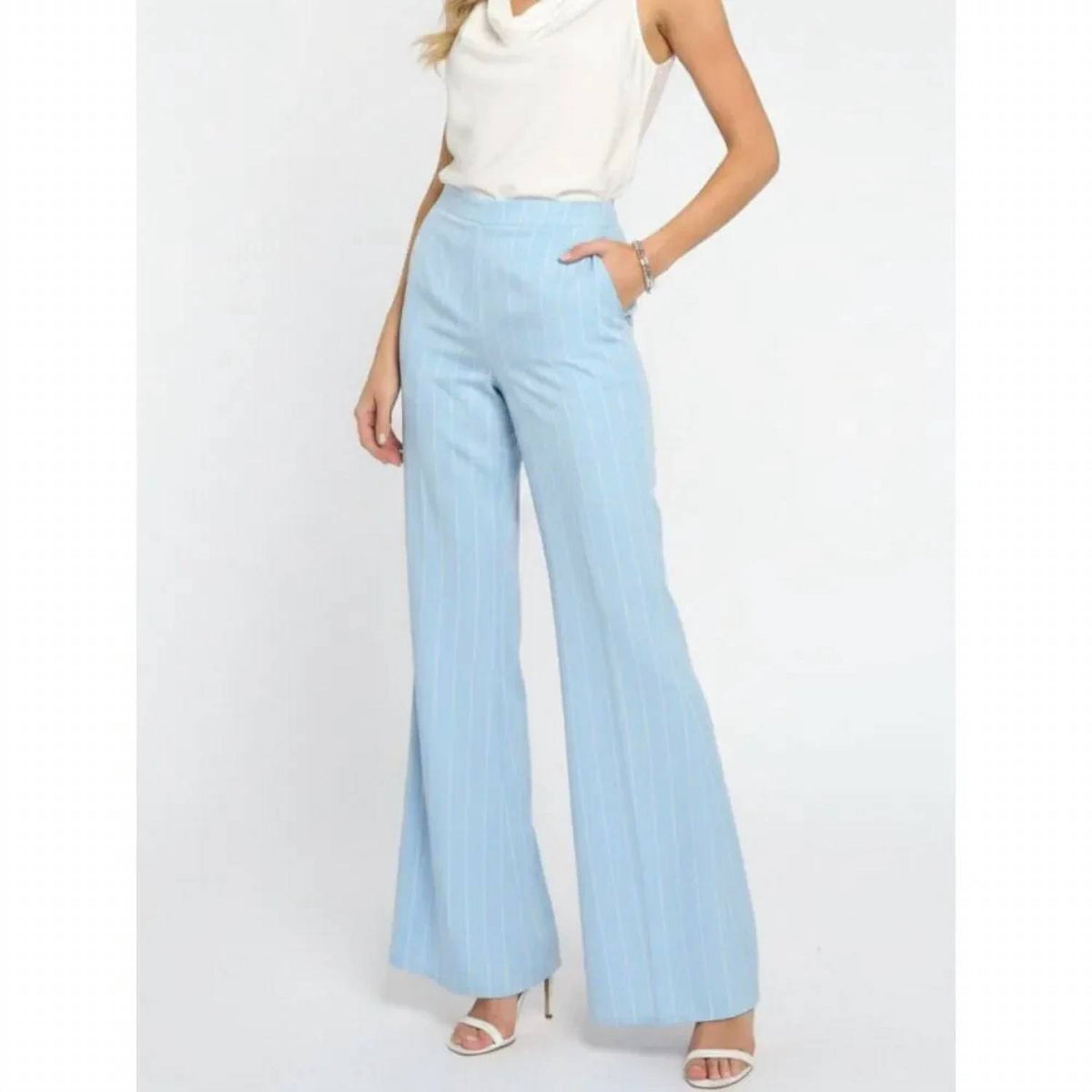 Sage The Label - Striped Palazzo Pants