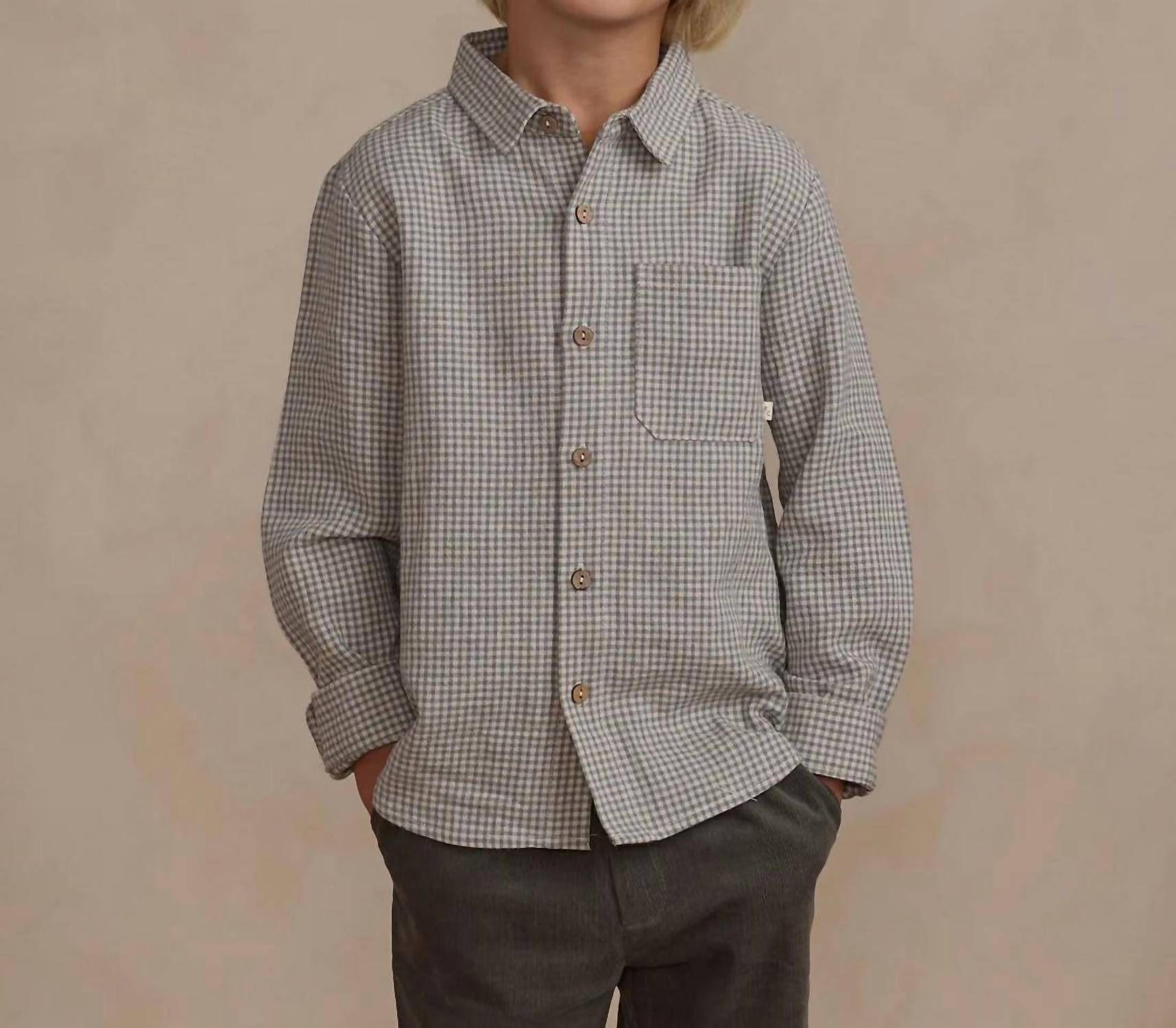 Rylee + Cru - Boys Long Sleeve Button Up