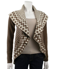 Ya Los Angeles - Long Sleeve Ribbed Cardigan