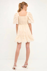 English Factory - The Bess Eyelet Mini Dress