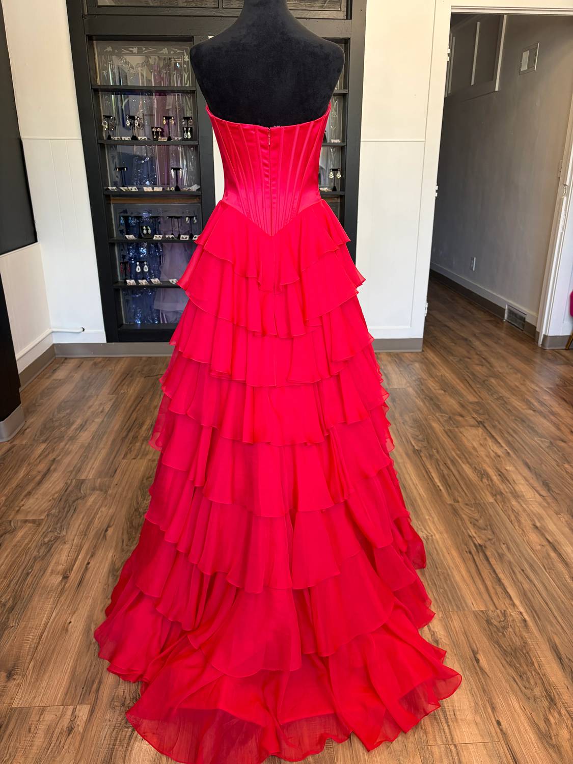 Sherri Hill - Women's Strapless Corset Dress