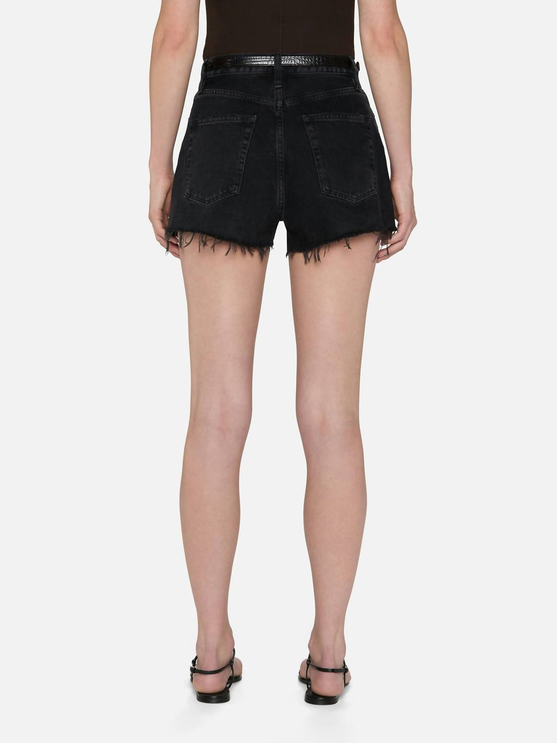 FRAME The Dare Short in forbidden - women's shorts - alternate view