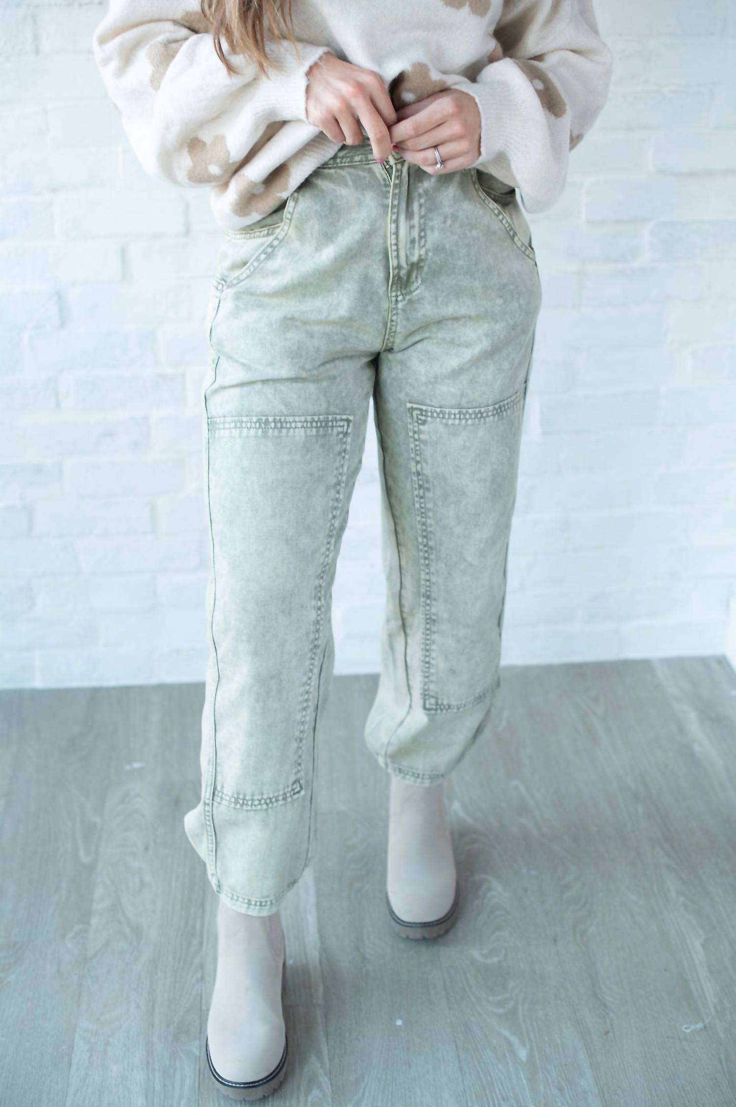 So Me - Women's Barrel Leg Jeans