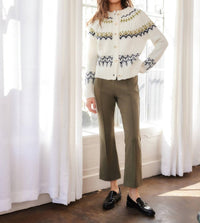 Fifteen Twenty - Astrid Fair Isle Cardigan Sweater
