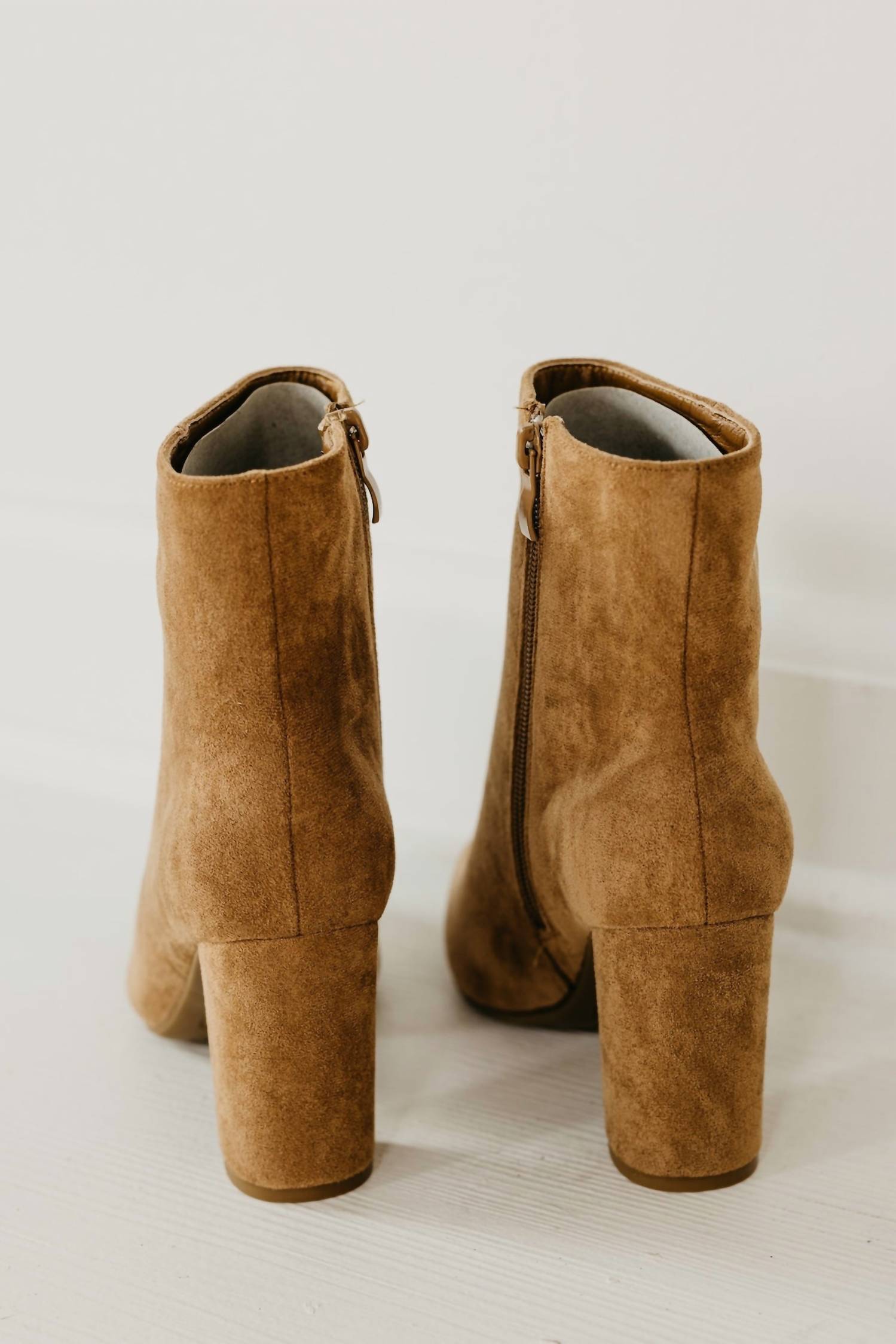 CCOCCI Women's Brazil Booties in camel - women's shoe - alternate view