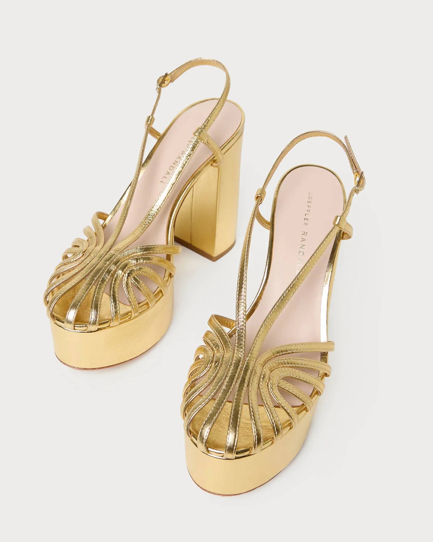Loeffler Randall - Women's Isabella Leather Platform Sandals