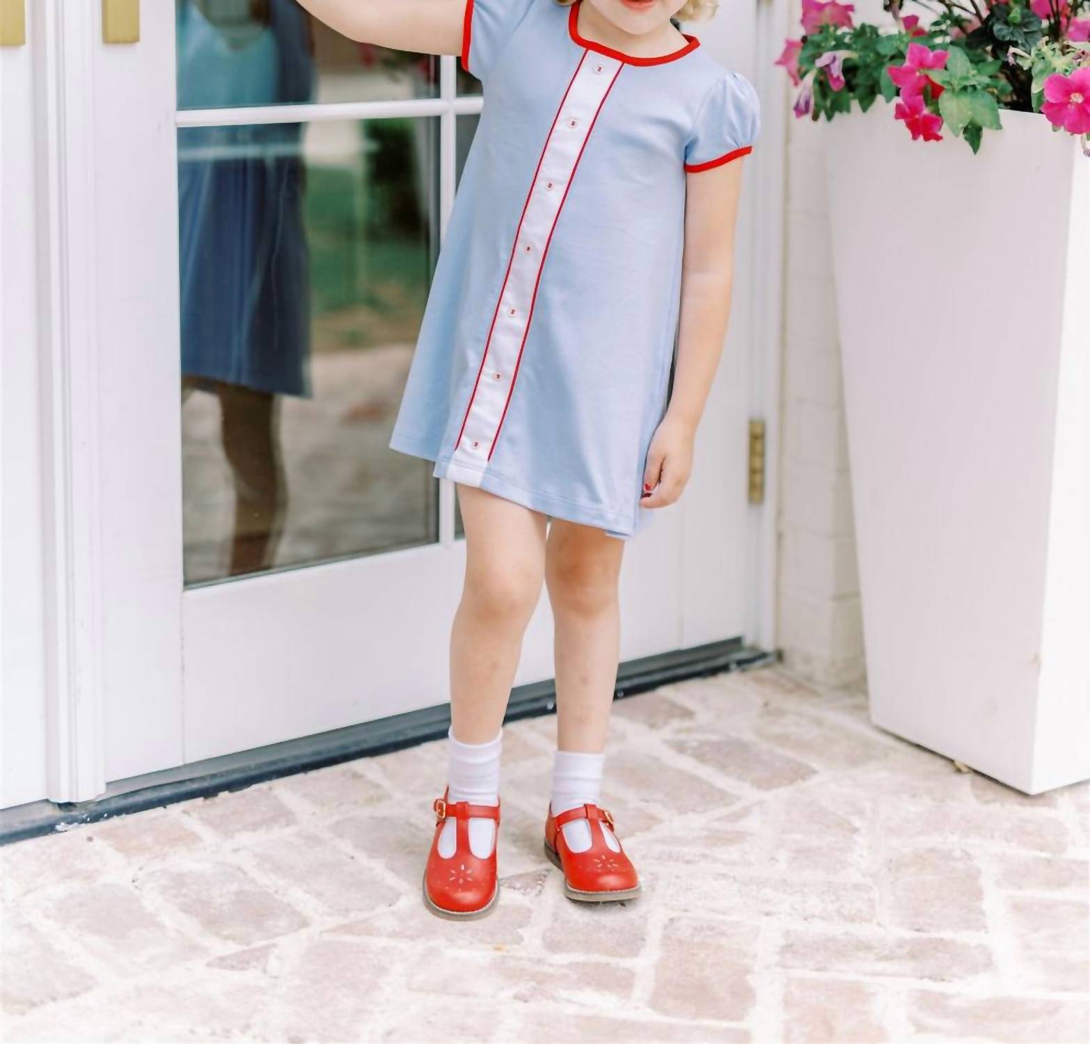 The Proper Peony - Girls A-line Dress