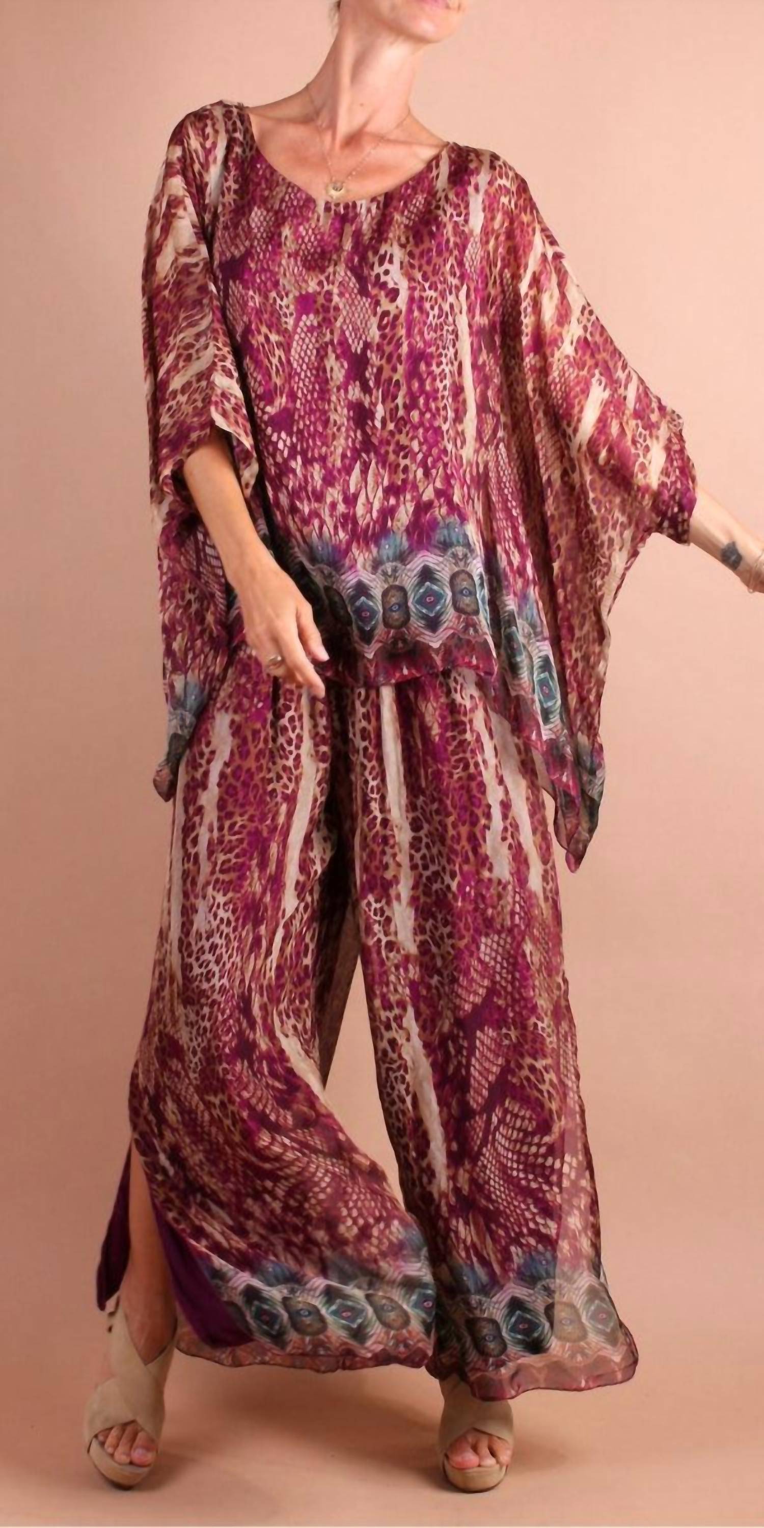 Gigi Moda - Jasmin Boho Slit Pant