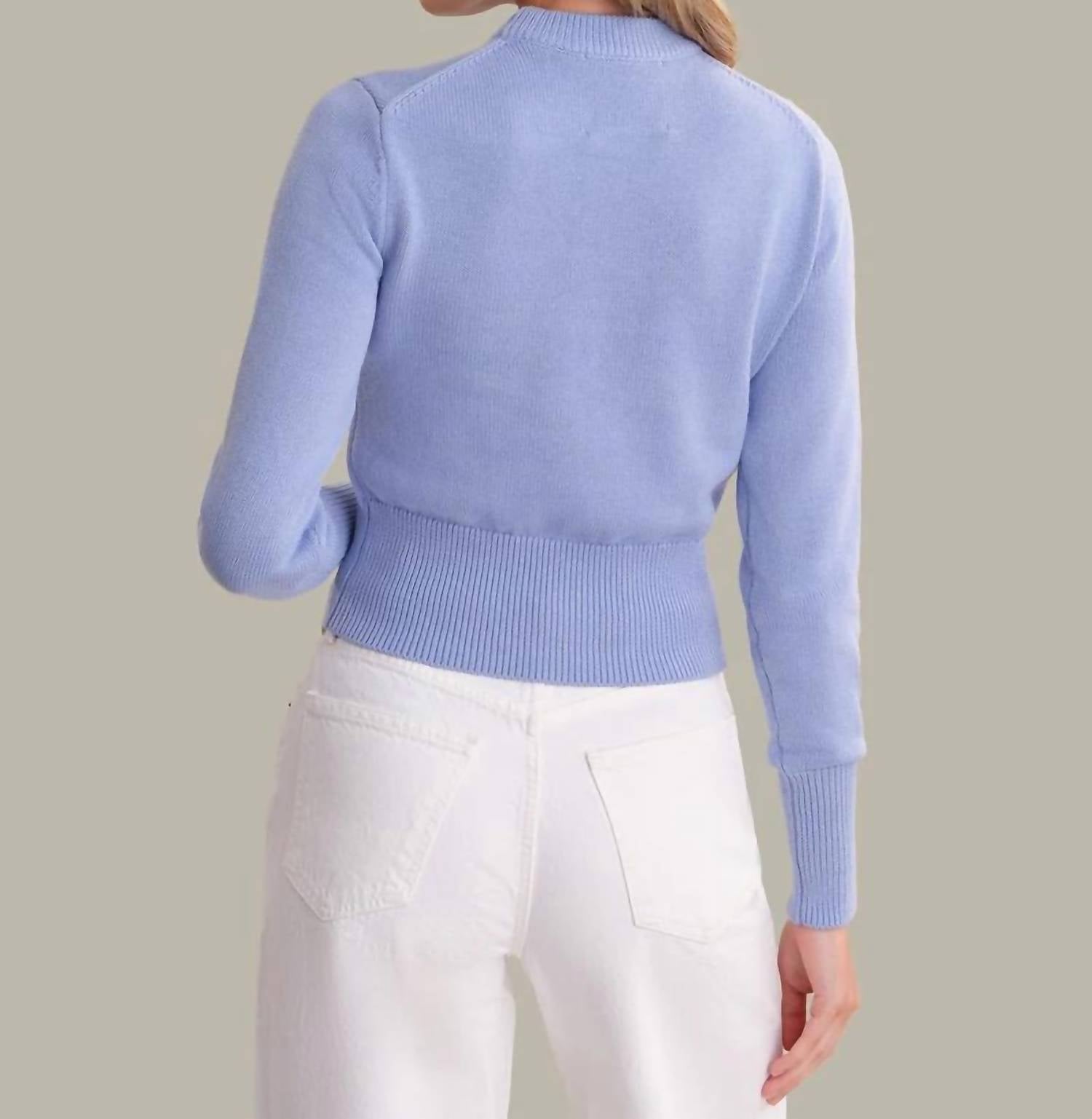 525 America - Adeline Cropped Cotton Sweater