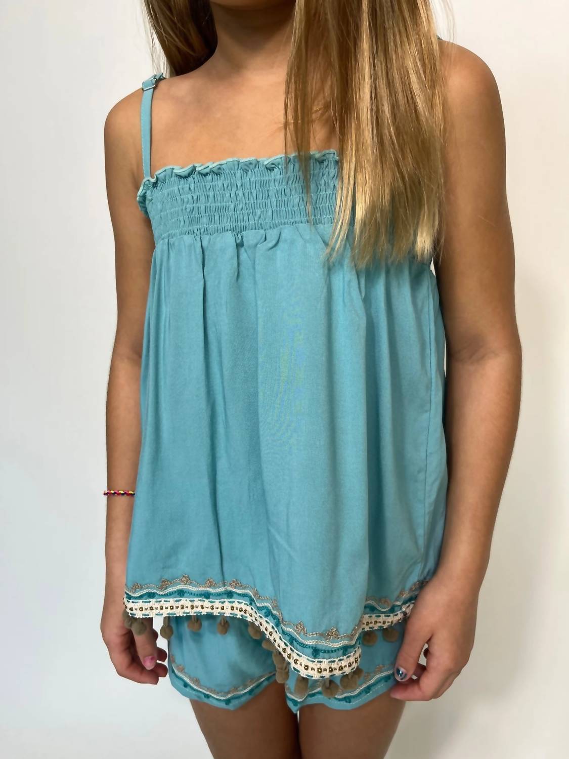 Romi The Brand Girls' Tahiti Set in turquoise - item - view 4