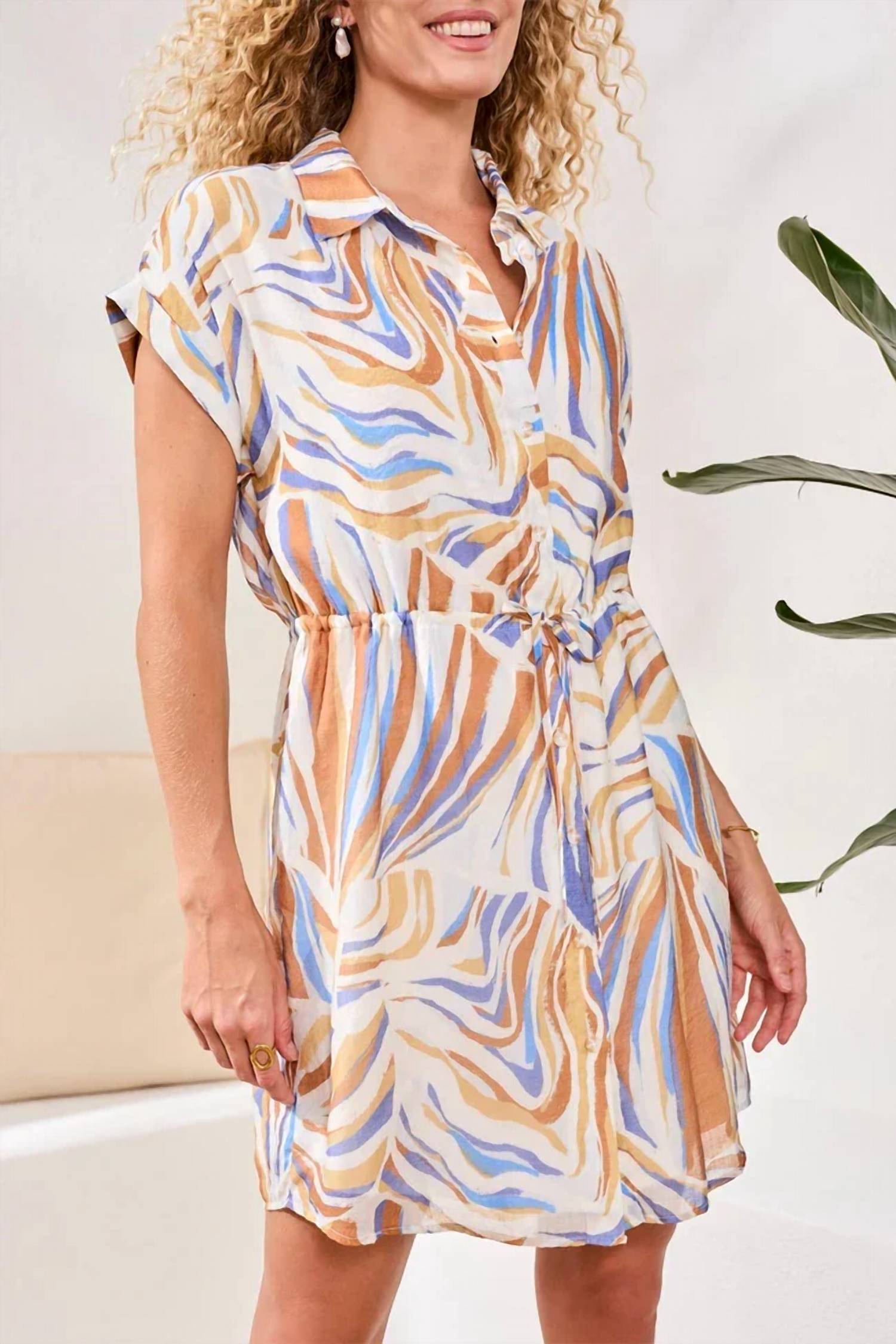 Tribal - Shirt Mini Dress