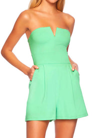 Susana Monaco - Strapless V Wire Romper