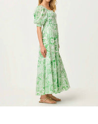 Lilly Pulitzer - Hadly Short Sleeve Smocked Maxi Dress