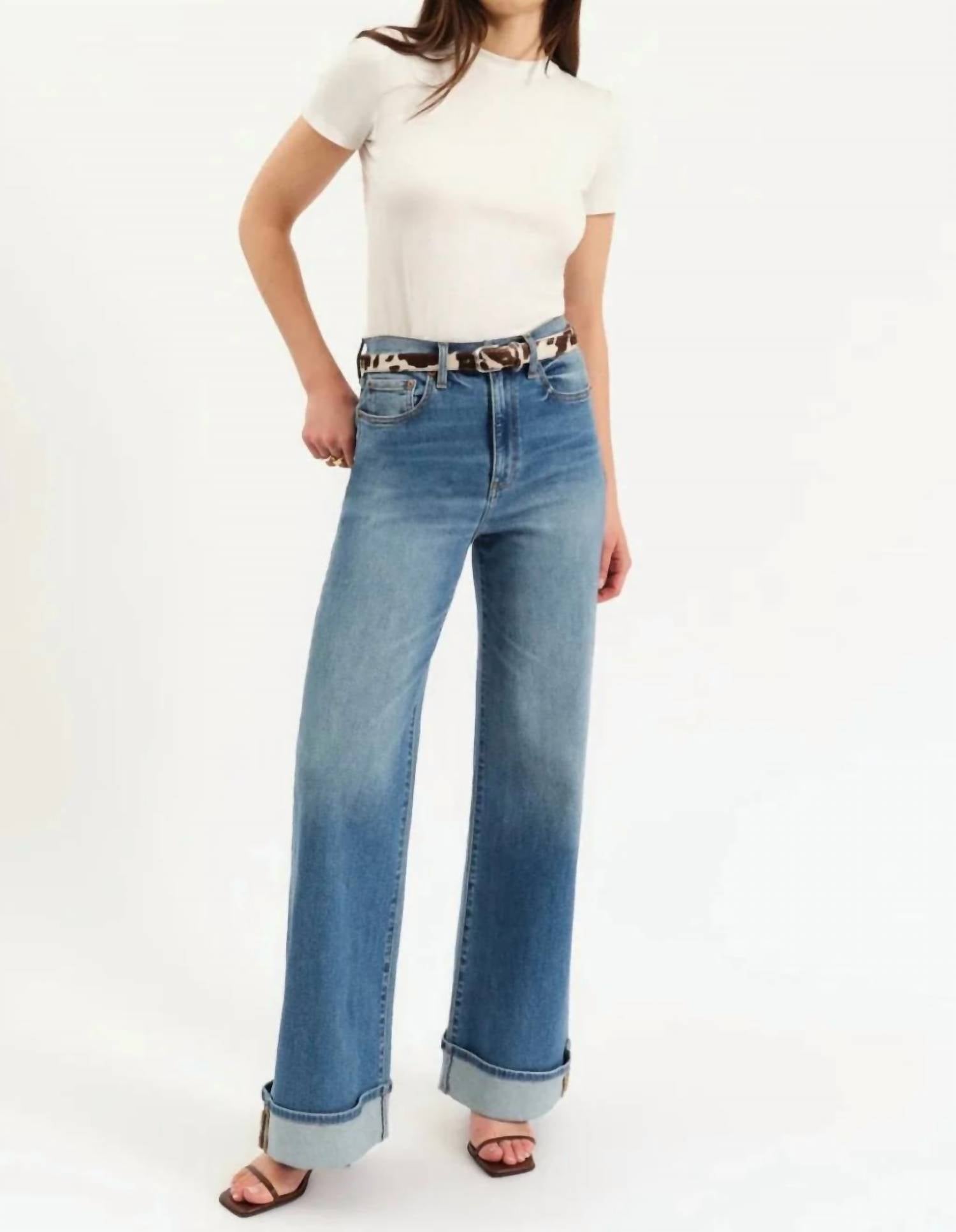 Daze - Far Out High Rise Wide Leg Jean
