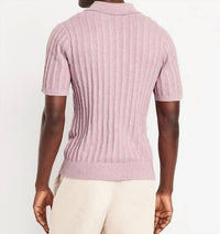 Wax London - Men's Naples Striped Knit Polo Shirt