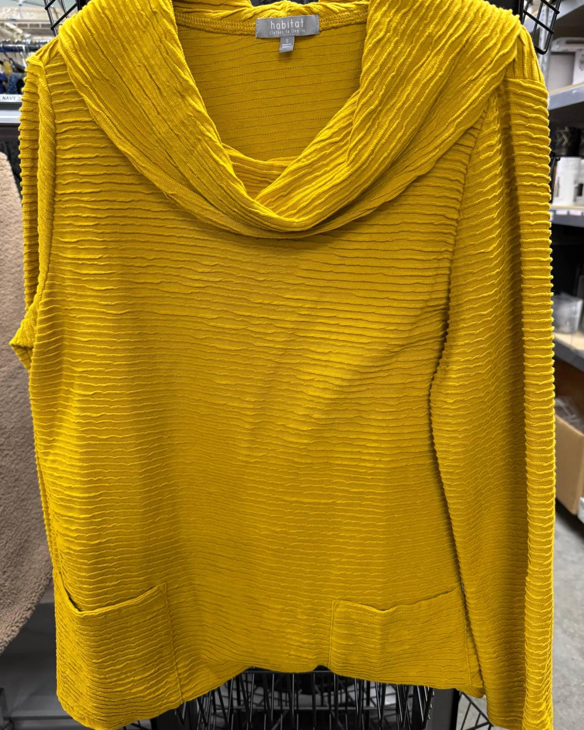 Habitat - Ripple Effect Pocket Cowl Top