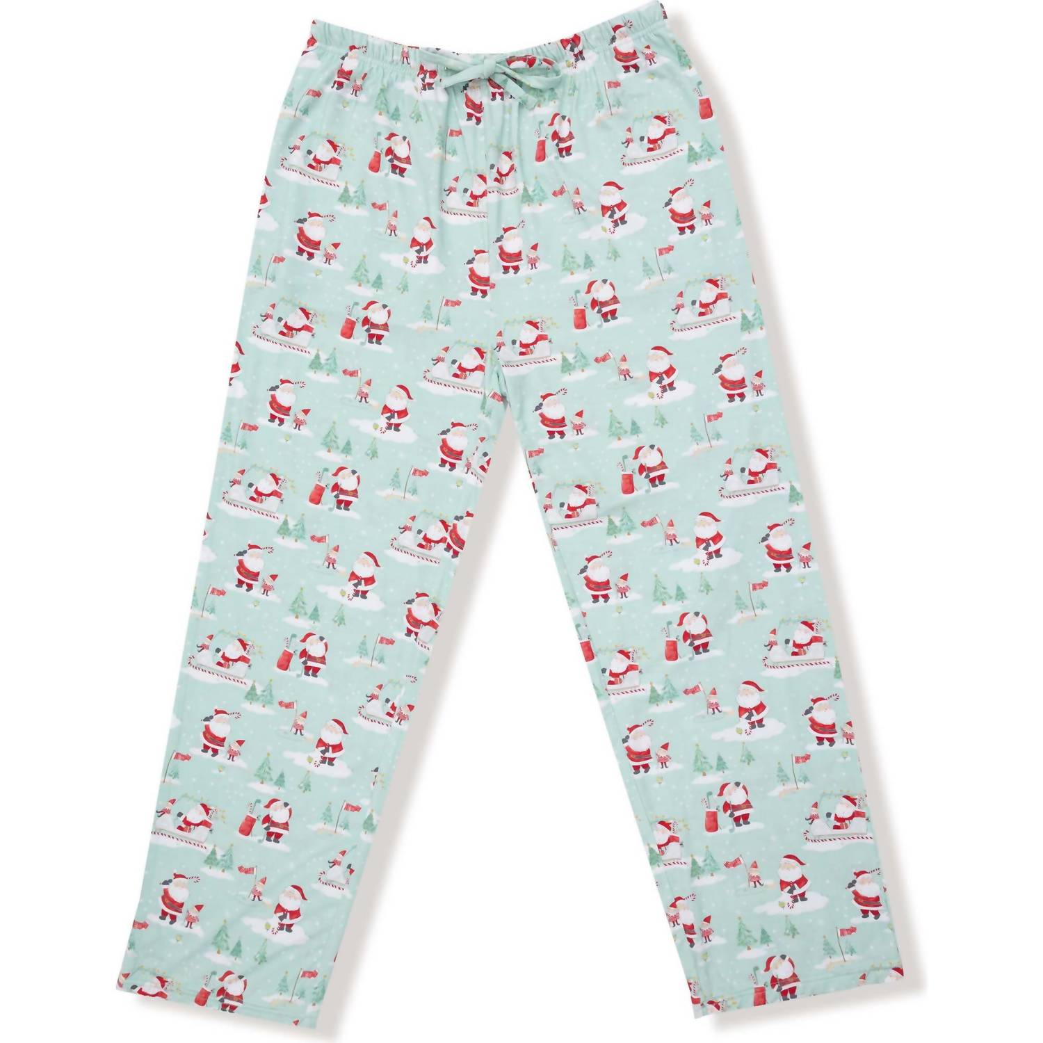 Angel Dear - Golfing Santa & Elves Adult Pajama Bottoms