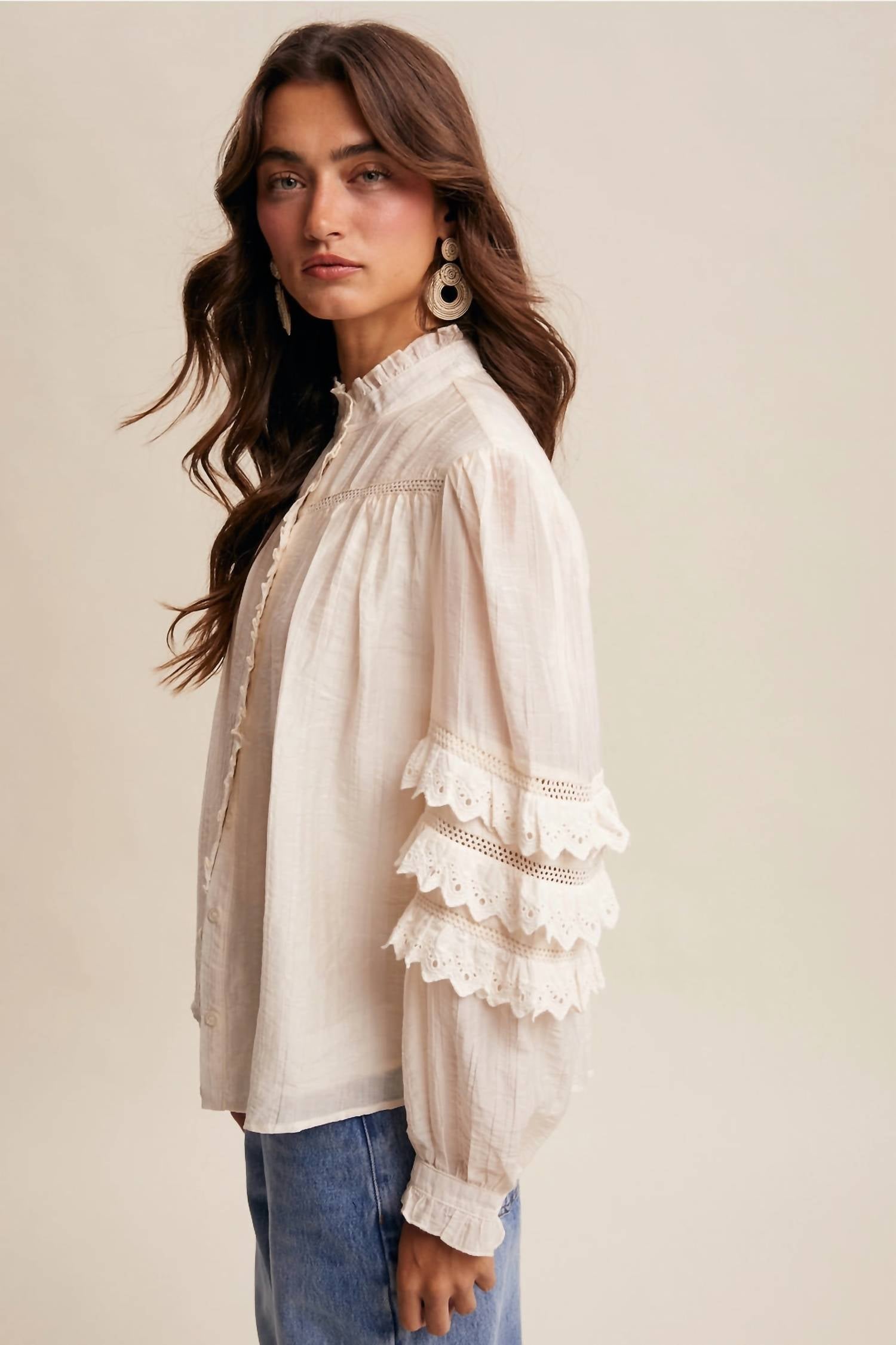 Listicle - Lorelai Lace Blouse