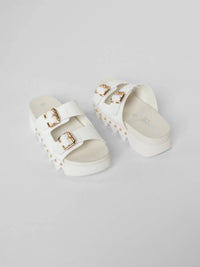 Bussola - Women's Cleopatra Platform Slide Sandals