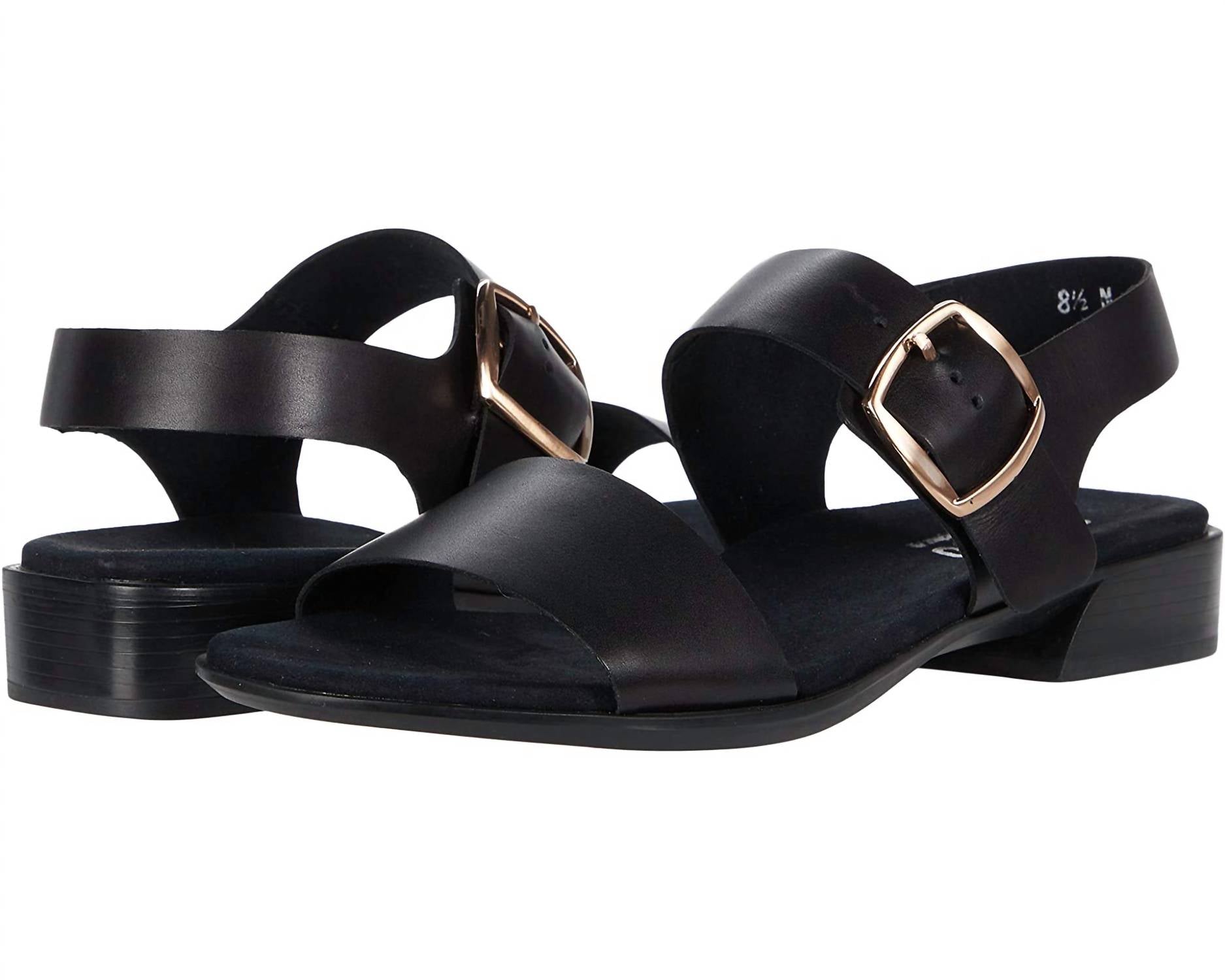 Munro Women's Cleo Sandals in black - women's sandal - view 7