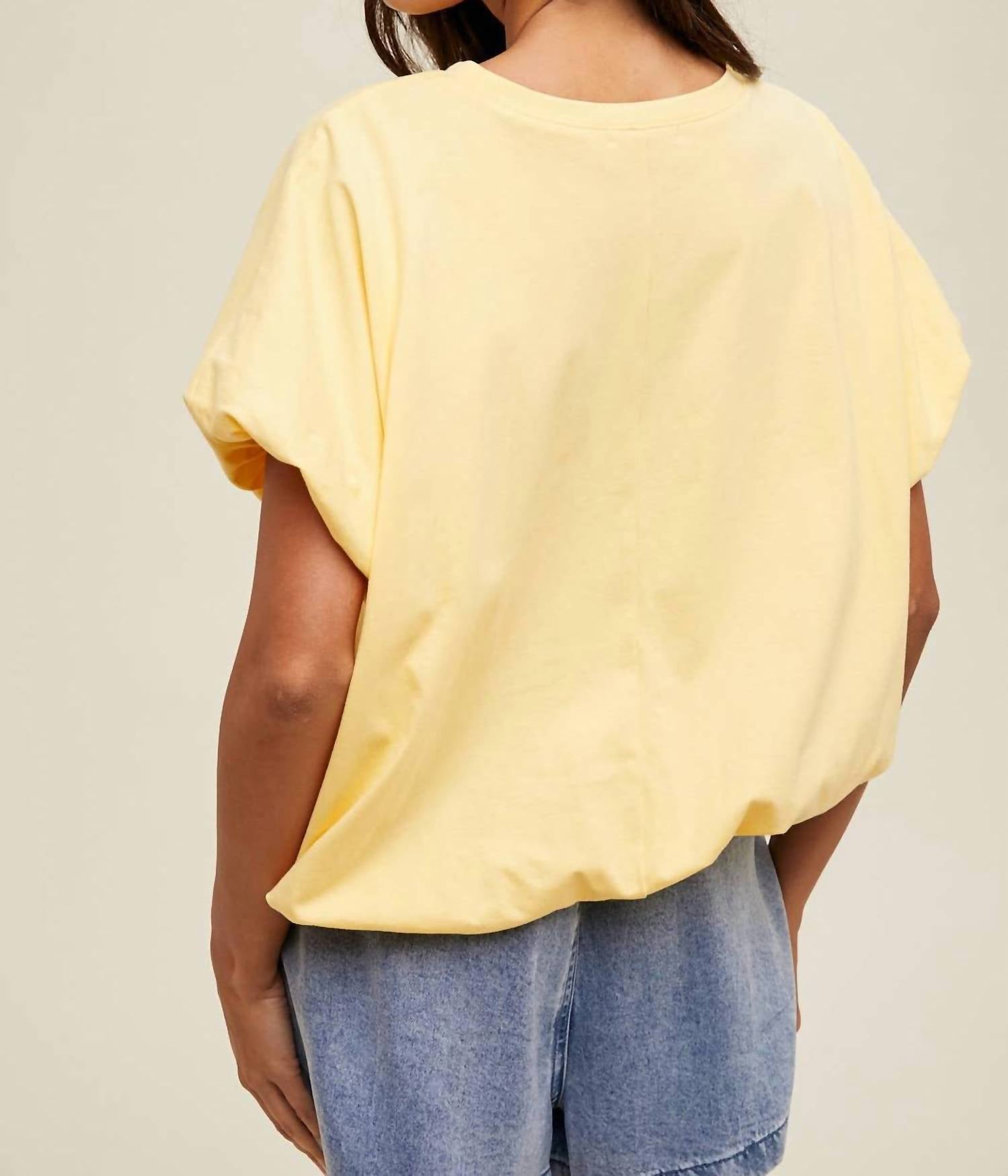 Wishlist - BUBBLE HEM KNIT TOP