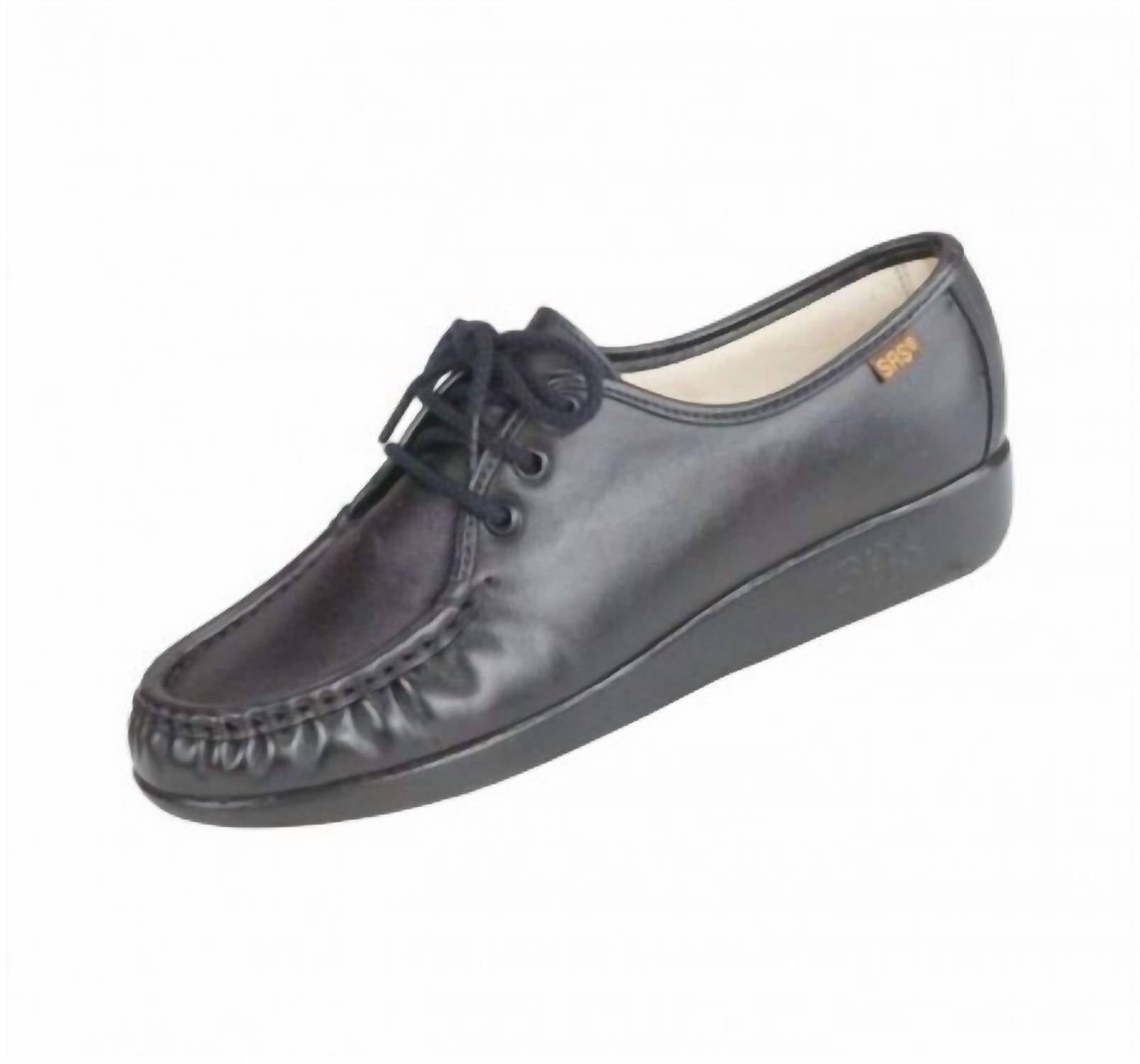 SAS Women's Siesta Loafer in black - women's flats - detail view