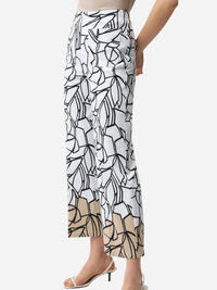 Joseph Ribkoff - Millennium Abstract Print Wide Leg Pull-on Pants