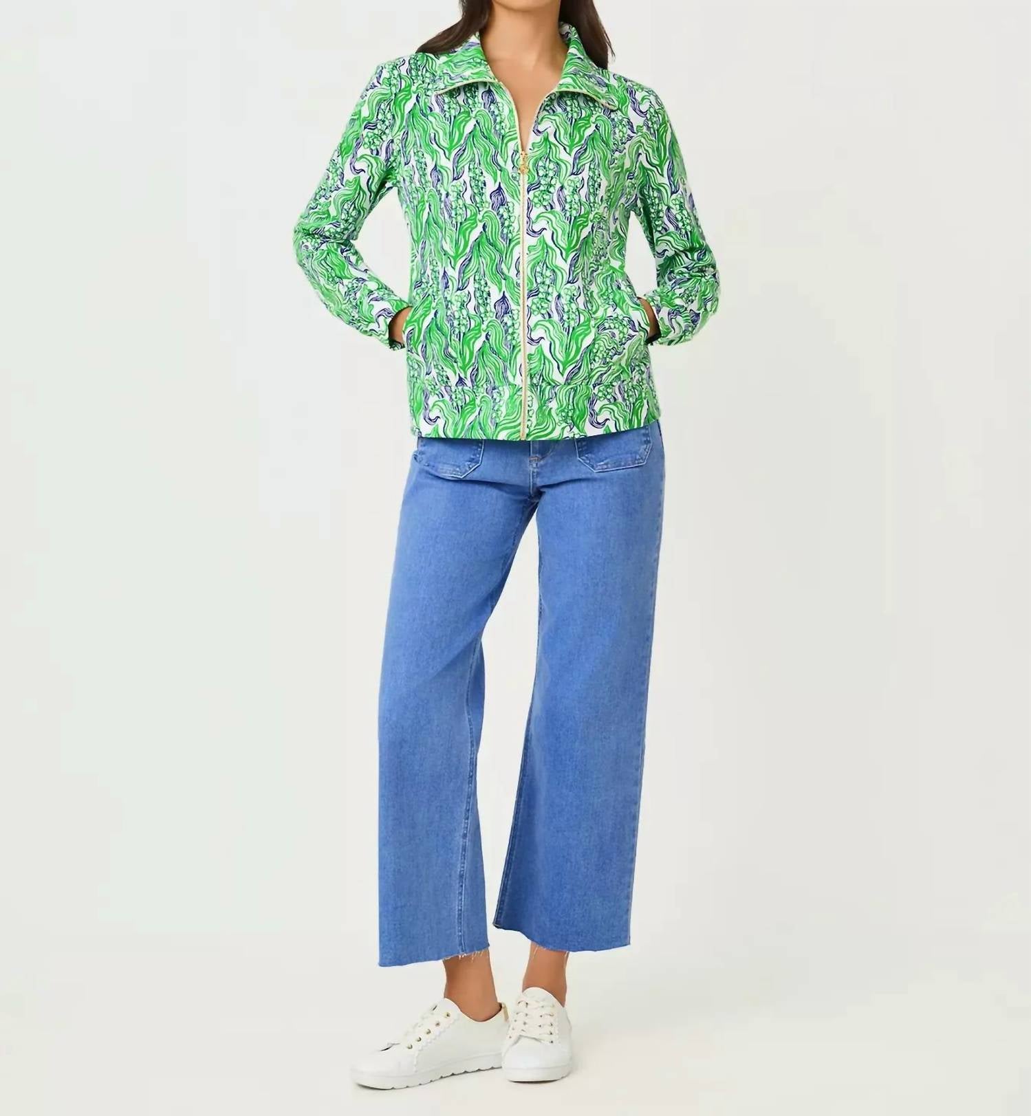 Lilly Pulitzer - Eleni Zip-up Sweatshirt