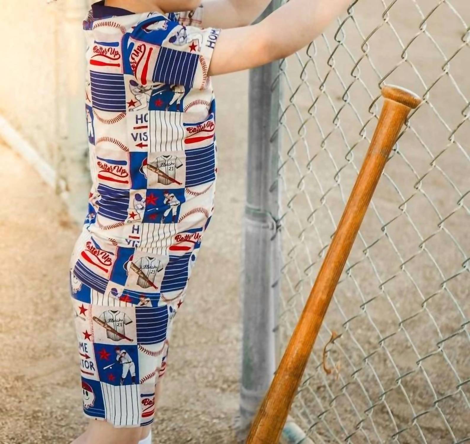 Fletch - Boy's Field Of Dreams 2 Piece Bamboo Pajama Shorts Set