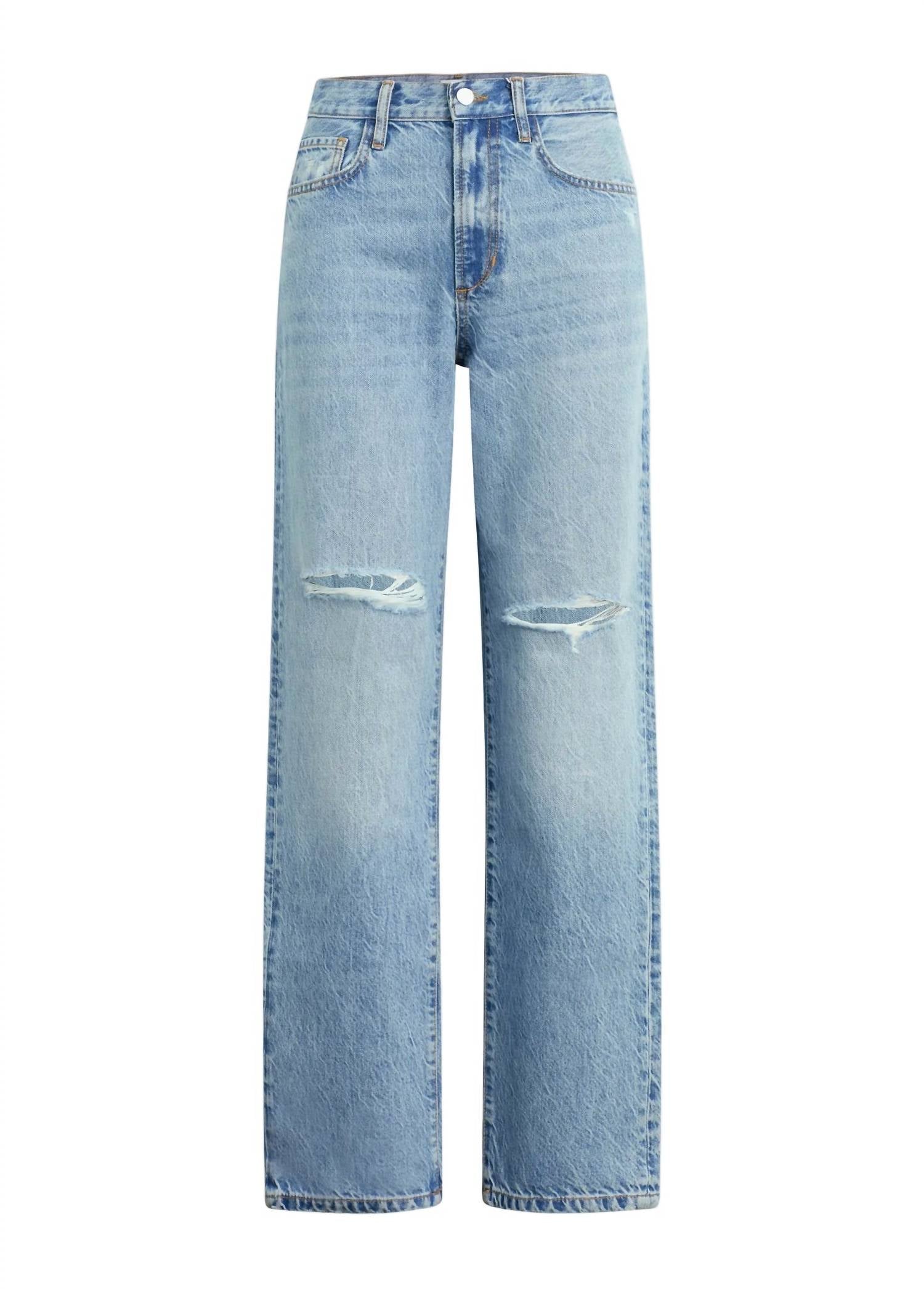 Favorite Daughter Tommy Low Slung Straight Jeans in flint - women's jeans - view 4