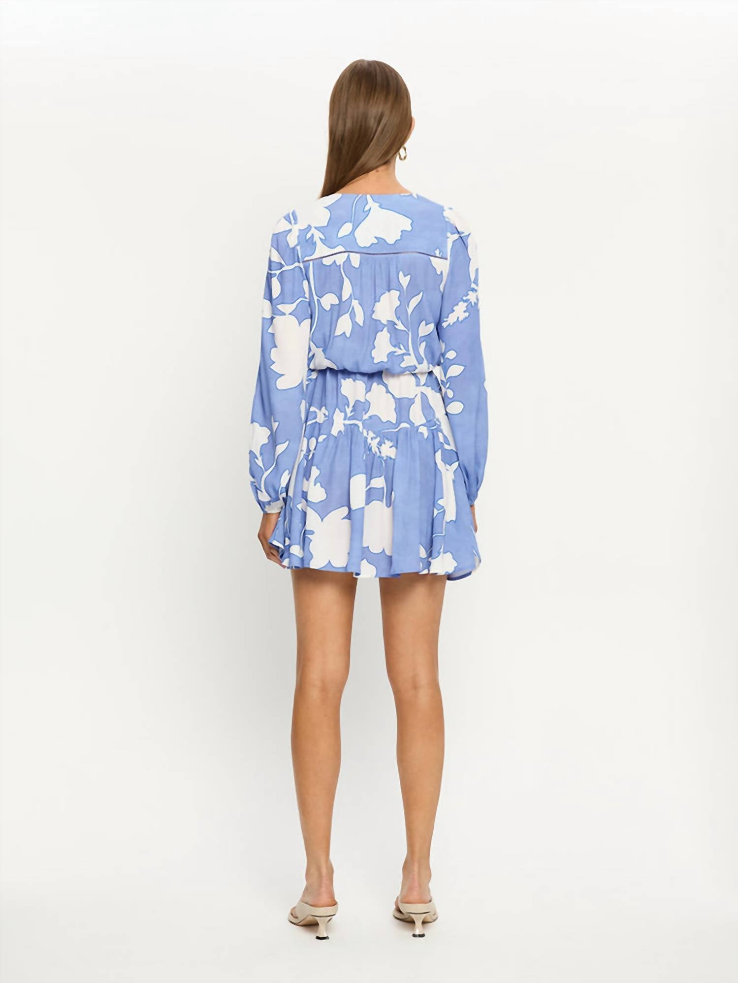 Kivari - Amelia Tie Front Mini Dress