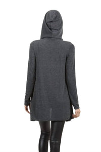 Vocal Apparel - Hooded Cardigan with Stud Detail