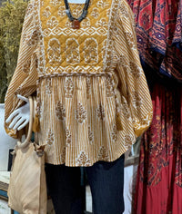 Mahila - Quilted Folk Blouse