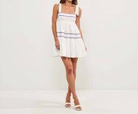 Mustard Seed - Tied Shoulder Tiered Dress