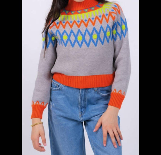 Central Park West - Kid's Aubrey Fair Isle Sweater