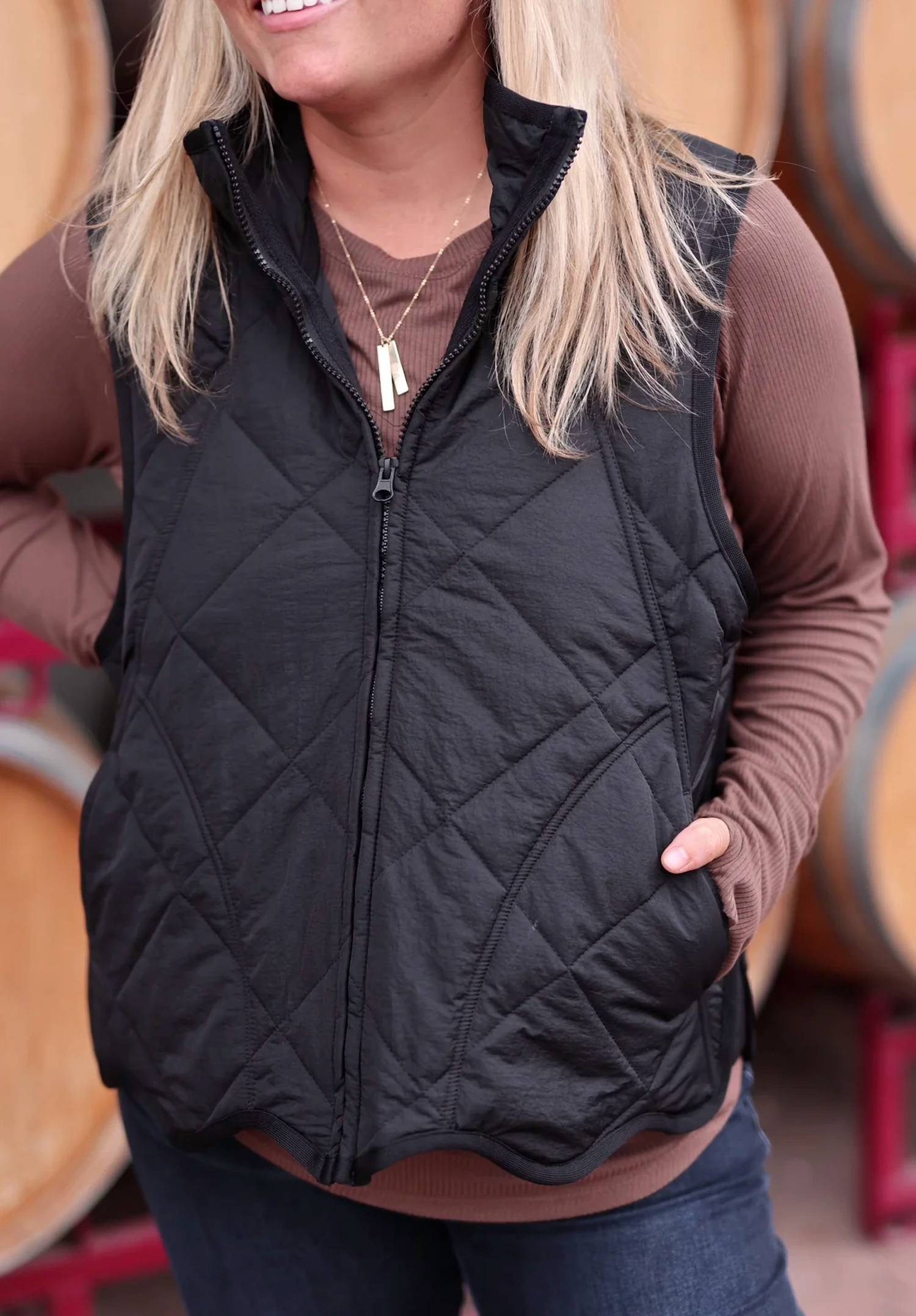 Jadelynn Brooke - Women's Sleeveless Pockets Vest