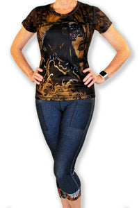 Inknburn - Women's Black Panther Tech Shirt