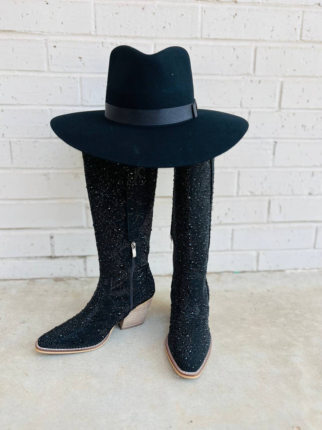 MiiM Women's Nashville Nights Rhinestone Boots in black - women's shoe - view 5