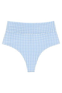 Montce - Women's Full Coverage High Rise Bikini Bottom