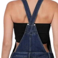 Zenana - Distressed Bib Overalls