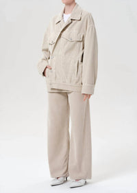 AGOLDE Reworked Wayne Jacket in rice grass - women's jacket - view 5