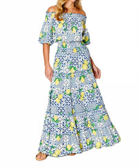 Romi The Brand - Lemoncello Aloha Maxi Dress